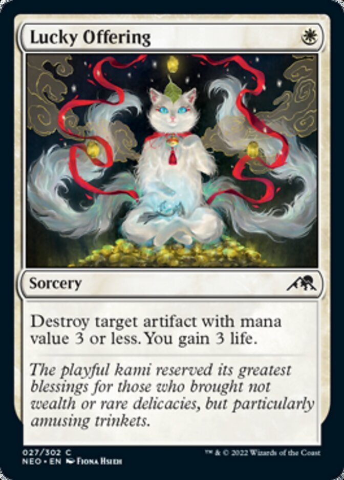 Lucky Offering - (Foil): Kamigawa: Neon Dynasty