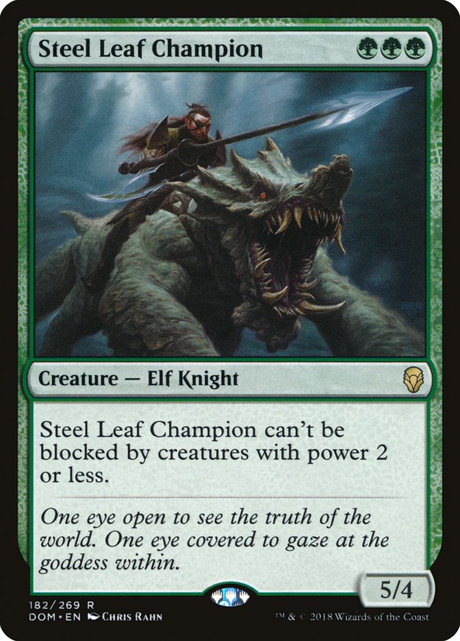 Steel Leaf Champion: Dominaria