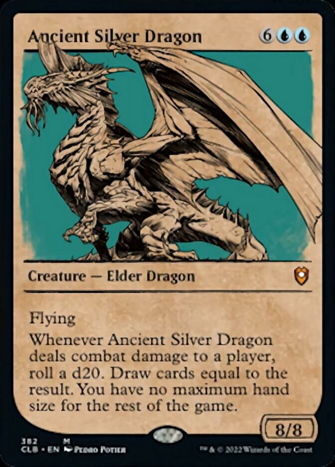 Ancient Silver Dragon (Showcase) - (Foil): Commander Legends: Battle for Baldur's Gate