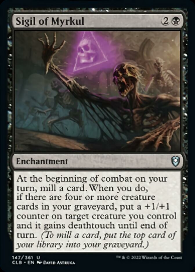 Sigil of Myrkul - (Foil): Commander Legends: Battle for Baldur's Gate