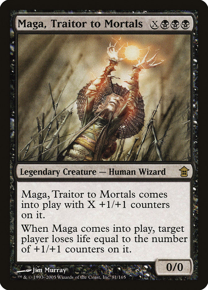 Maga, Traitor to Mortals - (Foil): Saviors of Kamigawa