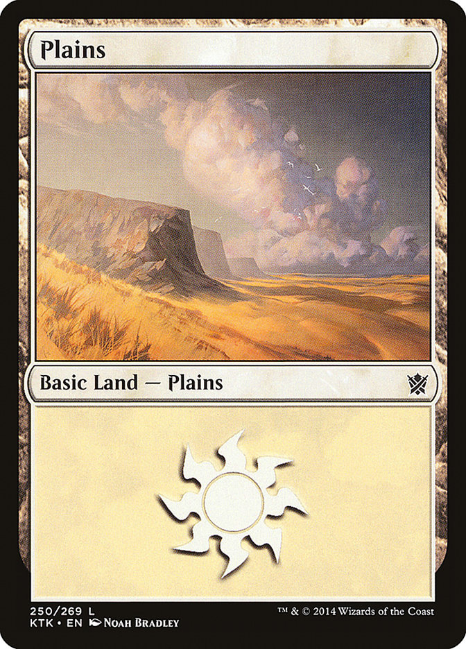 Plains (#250): Khans of Tarkir