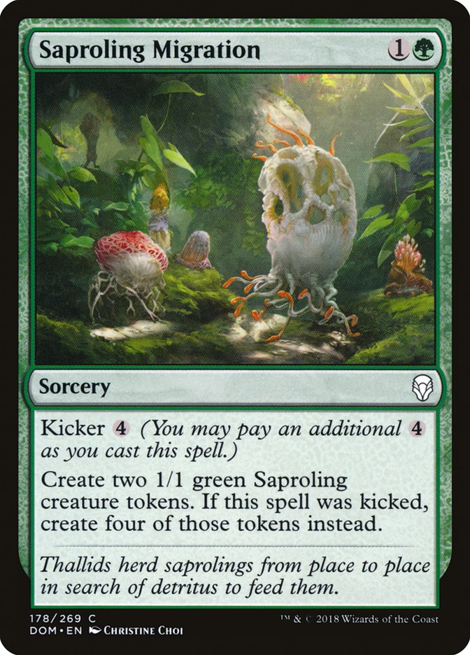 Saproling Migration: Dominaria