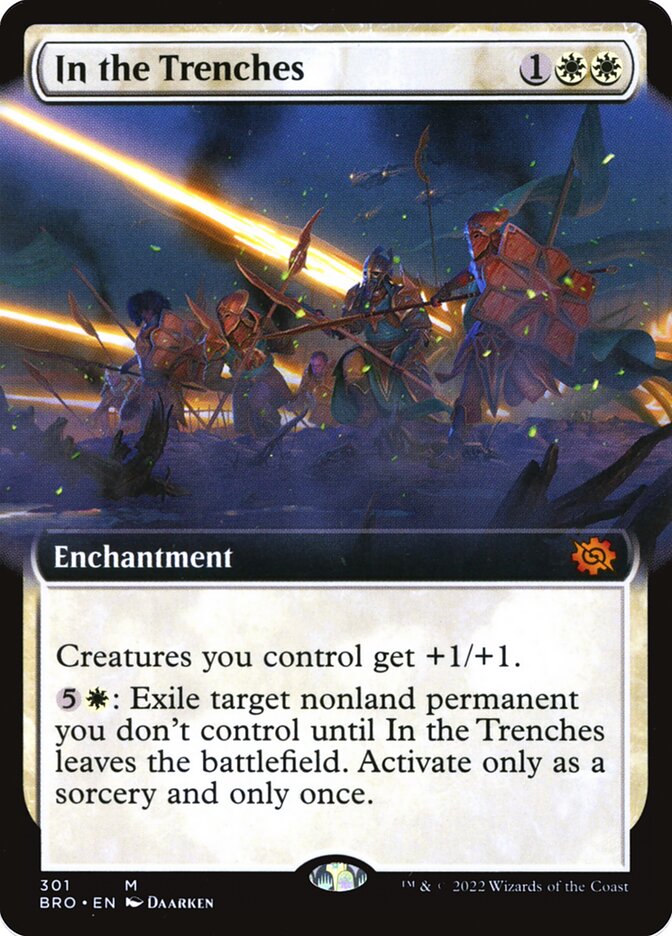 In the Trenches (Extended Art) - (Foil): The Brothers' War