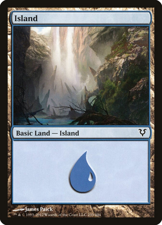 Island (#233) - (Foil): Avacyn Restored