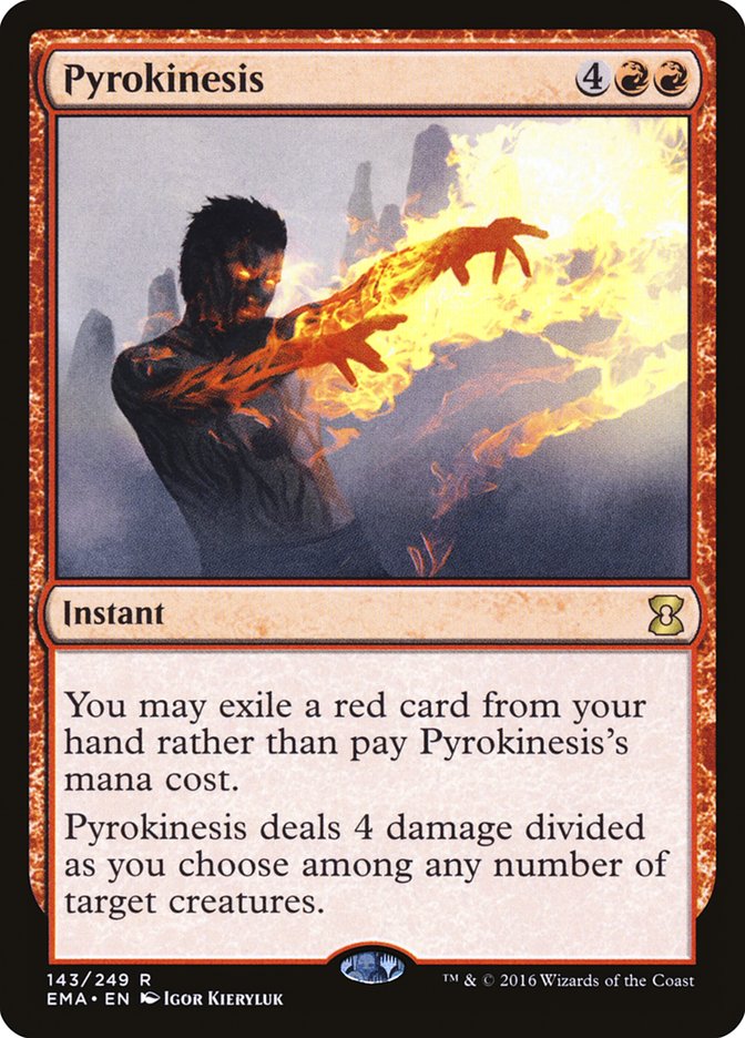 Pyrokinesis - (Foil): Eternal Masters