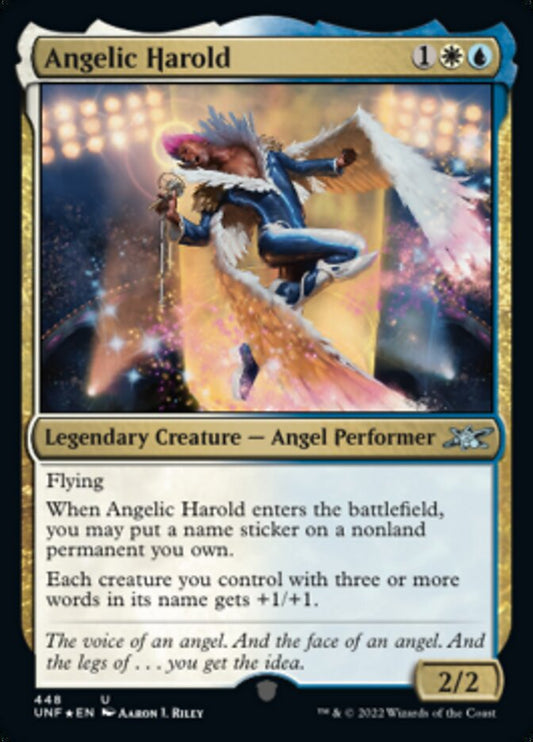 Angelic Harold (Galaxy Foil) - (Foil): Unfinity
