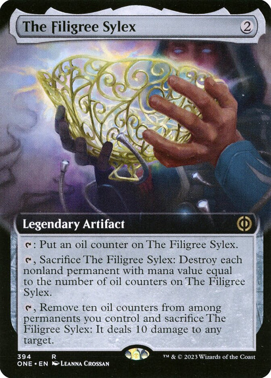 The Filigree Sylex (Extended Art) - (Foil): Phyrexia: All Will Be One