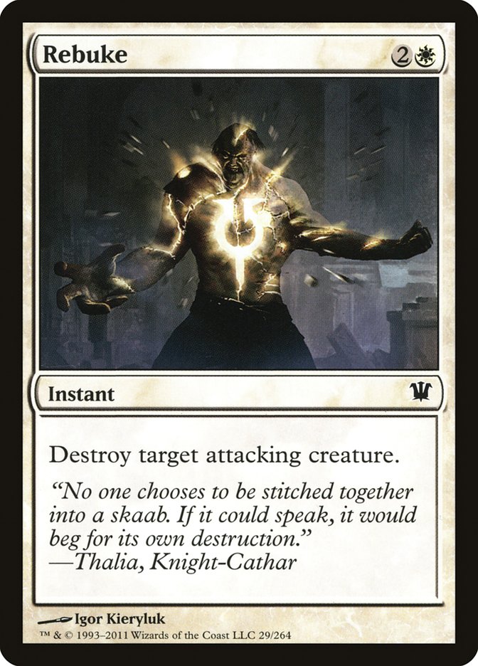 Rebuke - (Foil): Innistrad