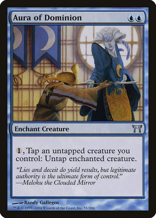 Aura of Dominion - (Foil): Champions of Kamigawa