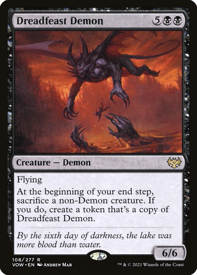 Dreadfeast Demon: Innistrad: Crimson Vow