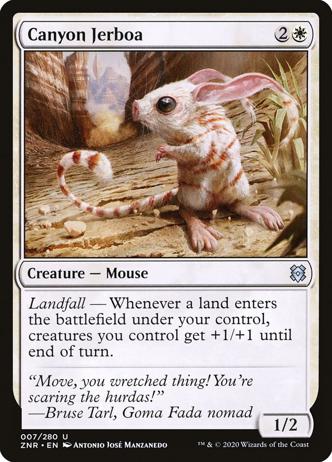 Canyon Jerboa: Zendikar Rising