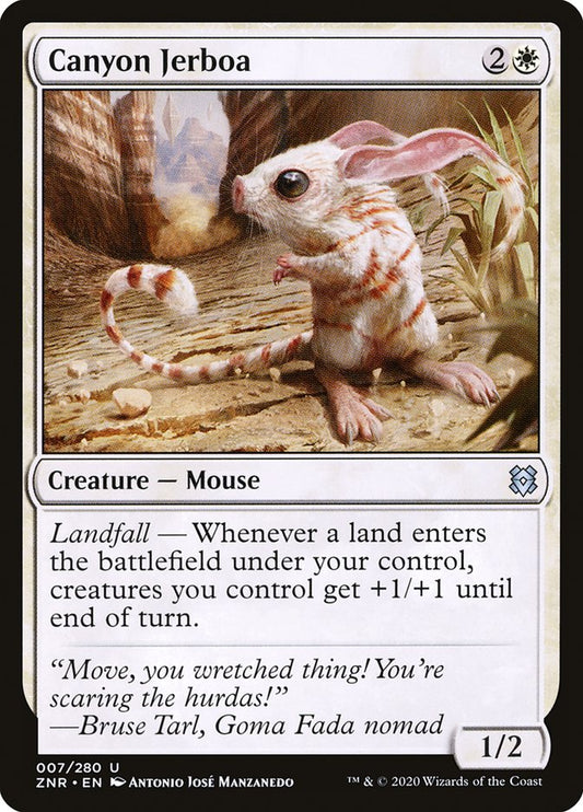 Canyon Jerboa: Zendikar Rising
