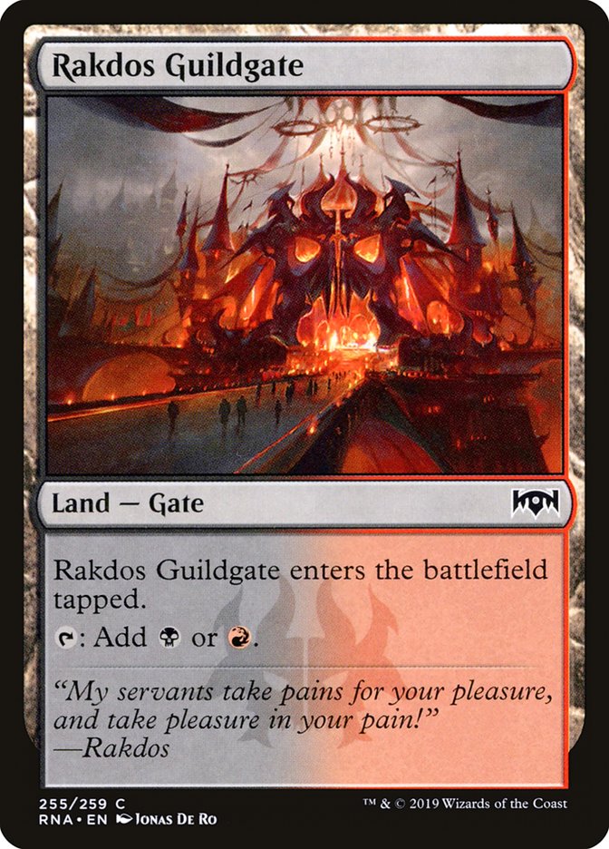 Rakdos Guildgate (#255): Ravnica Allegiance