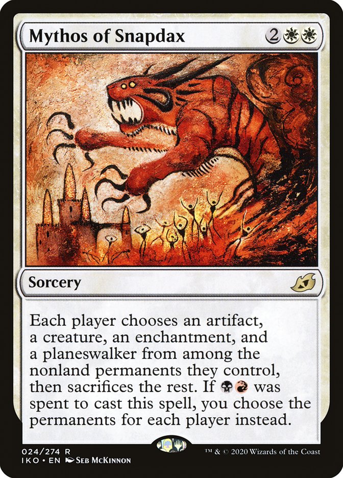 Mythos of Snapdax - (Foil): Ikoria: Lair of Behemoths