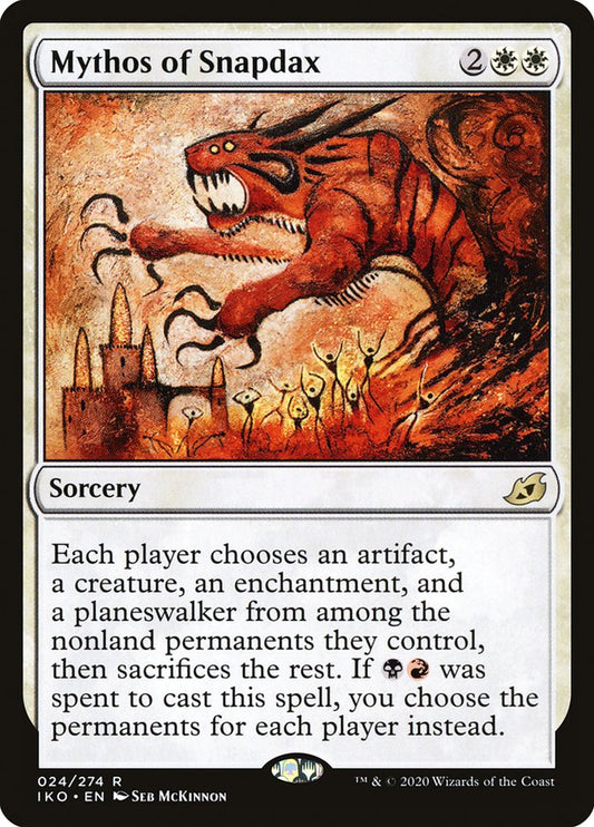 Mythos of Snapdax - (Foil): Ikoria: Lair of Behemoths