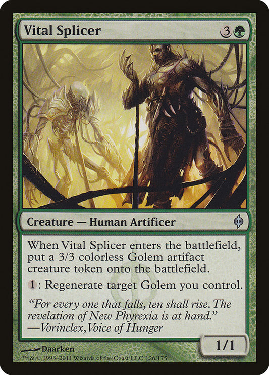 Vital Splicer - (Foil): New Phyrexia