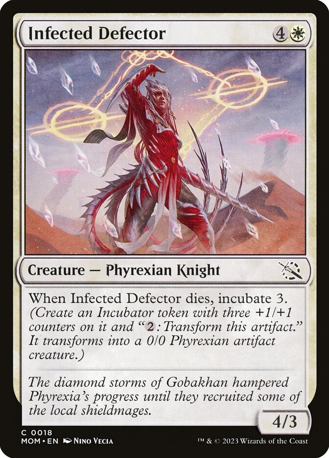 Infected Defector - (Foil): March of the Machine