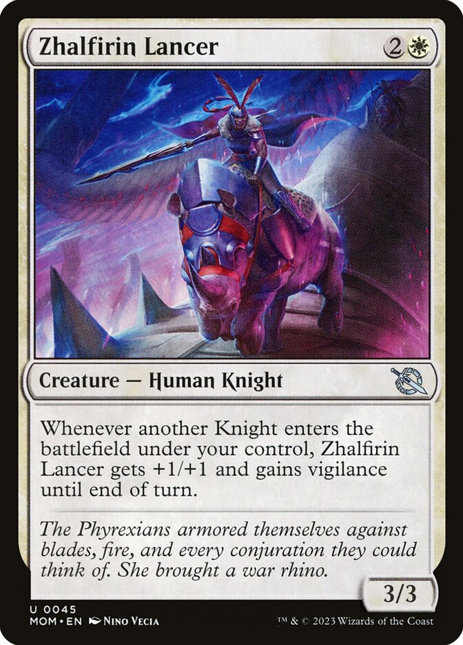 Zhalfirin Lancer - (Foil): March of the Machine