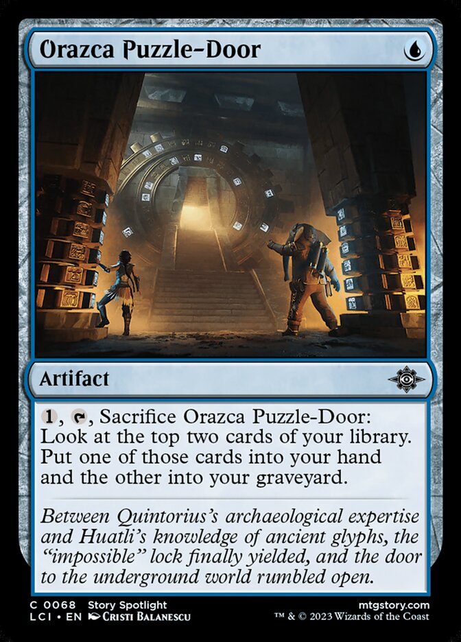 Orazca Puzzle-Door - (Foil): Lost Caverns of Ixalan
