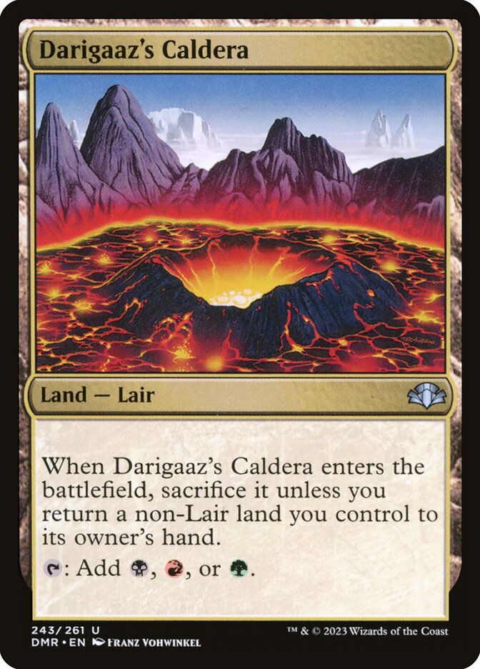 Darigaaz's Caldera - (Foil): Dominaria Remastered