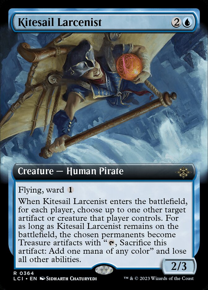 Kitesail Larcenist (Extended Art): Lost Caverns of Ixalan