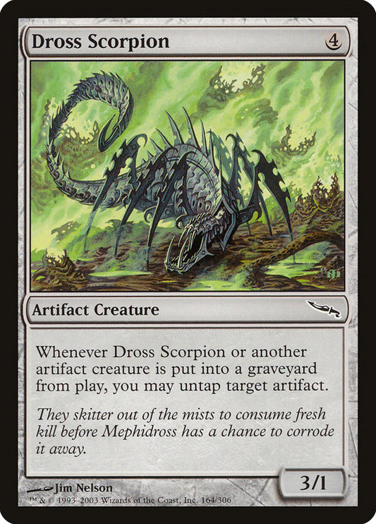 Dross Scorpion - (Foil): Mirrodin