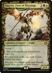 Sigarda, Font of Blessings (Showcase) - (Foil): March of the Machine: The Aftermath