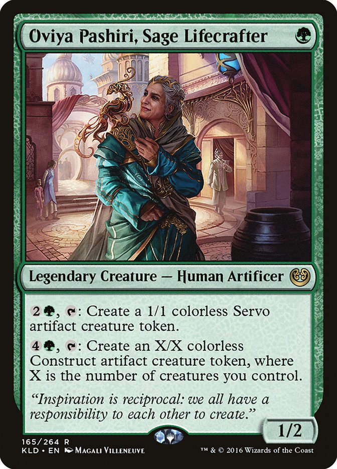 Oviya Pashiri, Sage Lifecrafter - (Foil): Kaladesh