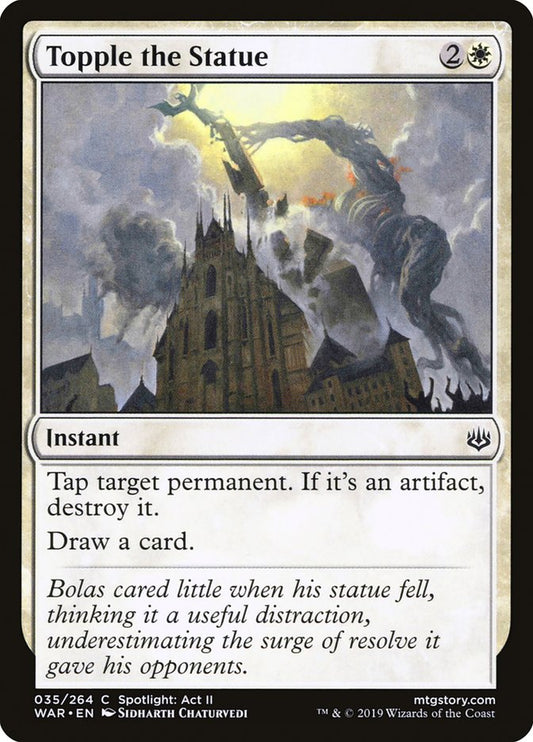 Topple the Statue - (Foil): War of the Spark