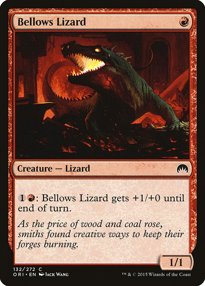 Bellows Lizard - (Foil): Magic Origins