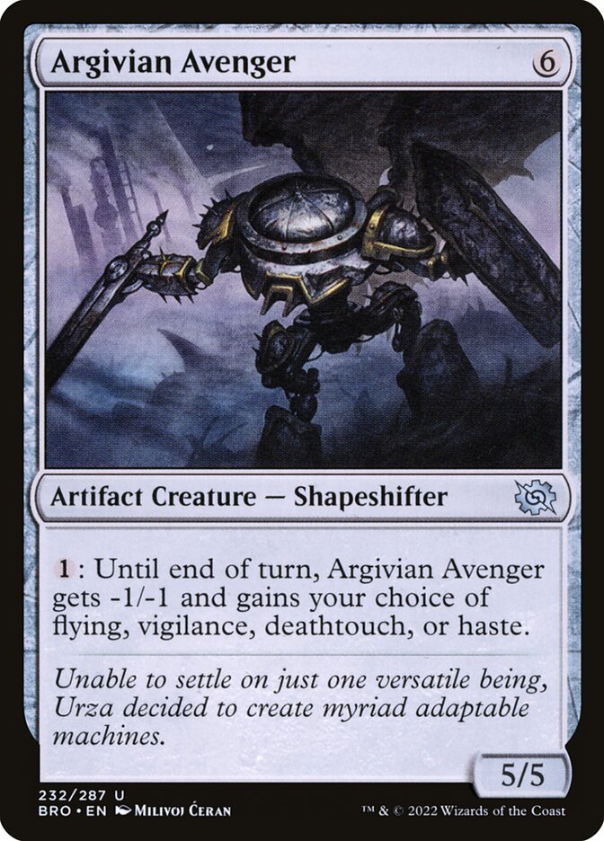 Argivian Avenger - (Foil): The Brothers' War