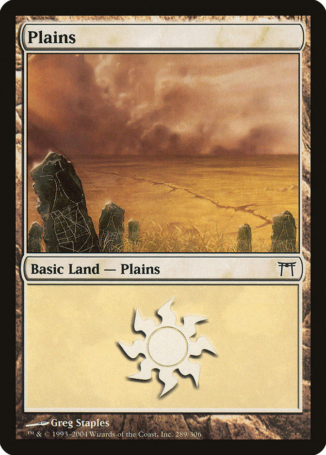 Plains (#289): Champions of Kamigawa