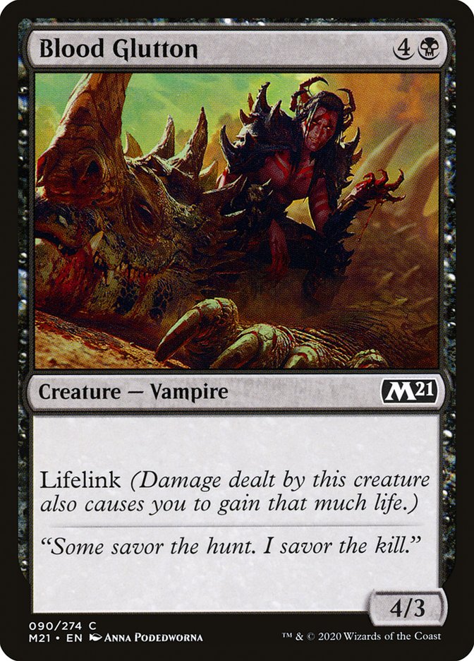 Blood Glutton - (Foil): Core Set 2021