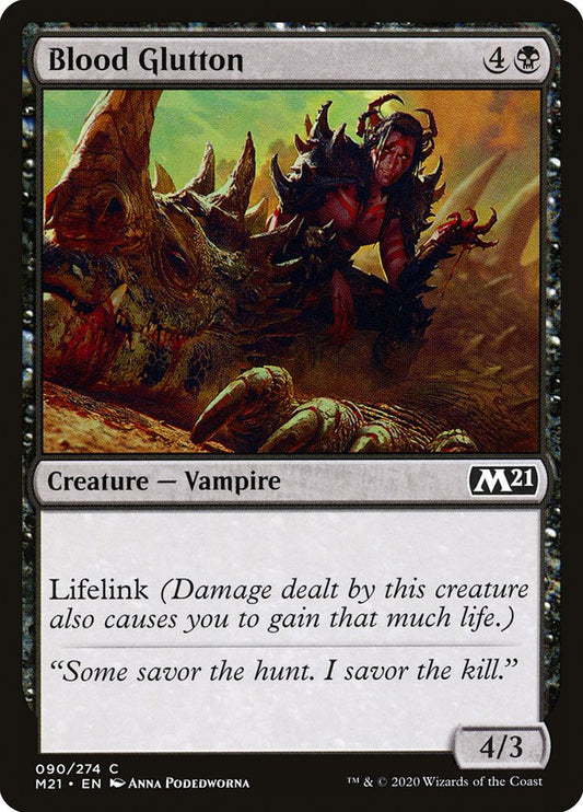 Blood Glutton - (Foil): Core Set 2021