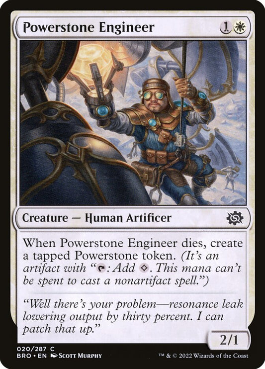 Powerstone Engineer - (Foil): The Brothers' War
