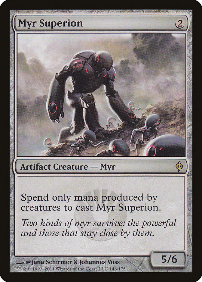 Myr Superion - (Foil): New Phyrexia
