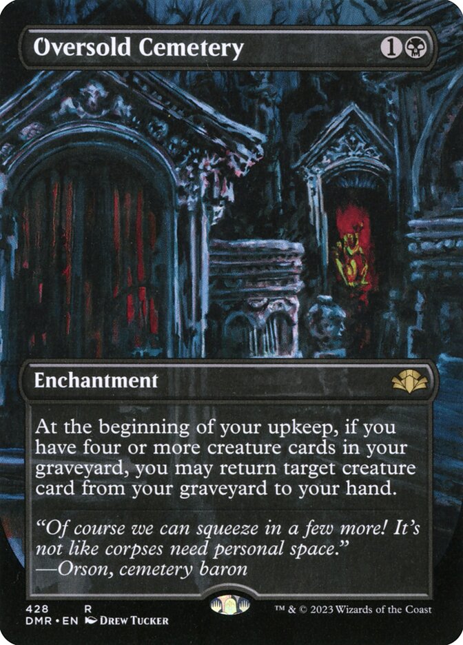 Oversold Cemetery (Borderless): Dominaria Remastered