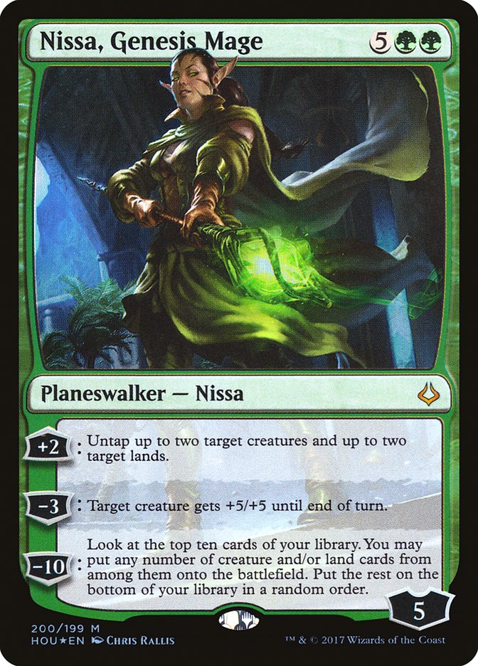 Nissa, Genesis Mage (Planeswalker Deck) - (Foil): Hour of Devastation
