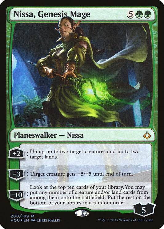Nissa, Genesis Mage (Planeswalker Deck) - (Foil): Hour of Devastation