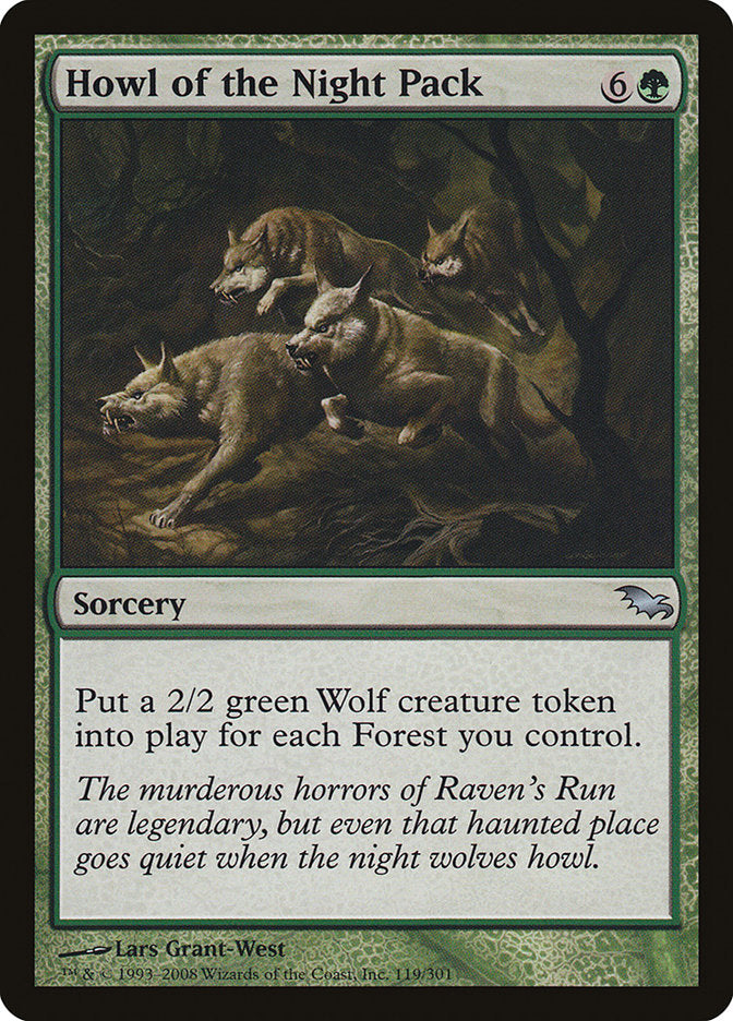 Howl of the Night Pack - (Foil): Shadowmoor