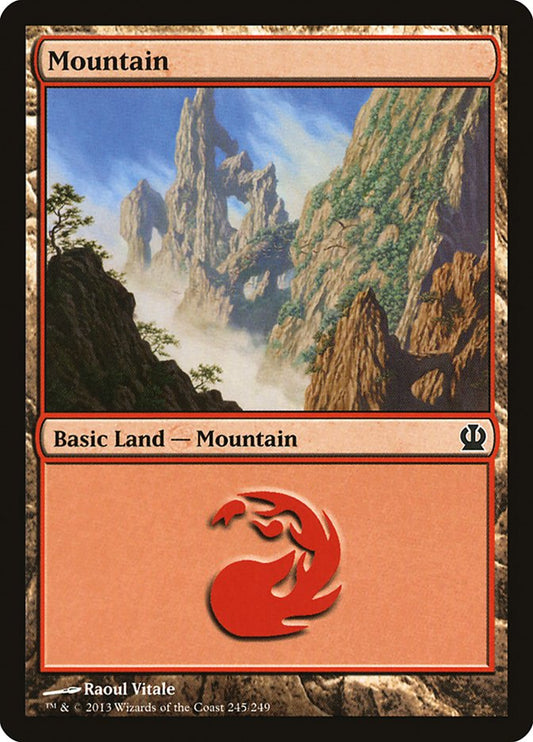 Mountain (#245) - (Foil): Theros