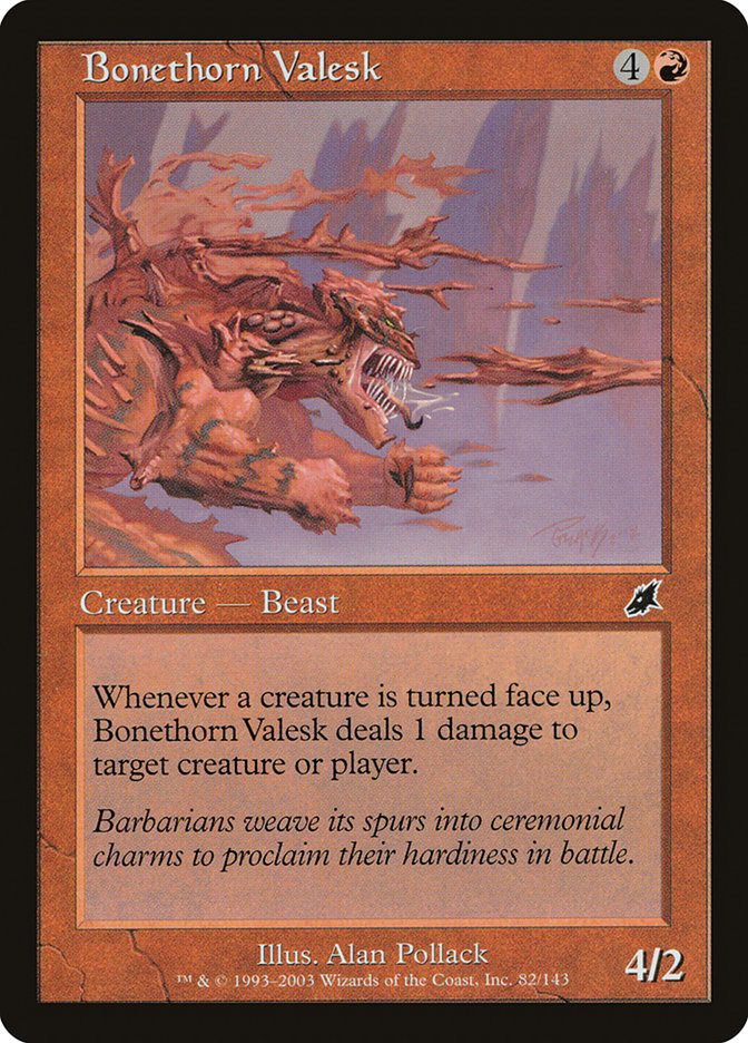 Bonethorn Valesk - (Foil): Scourge