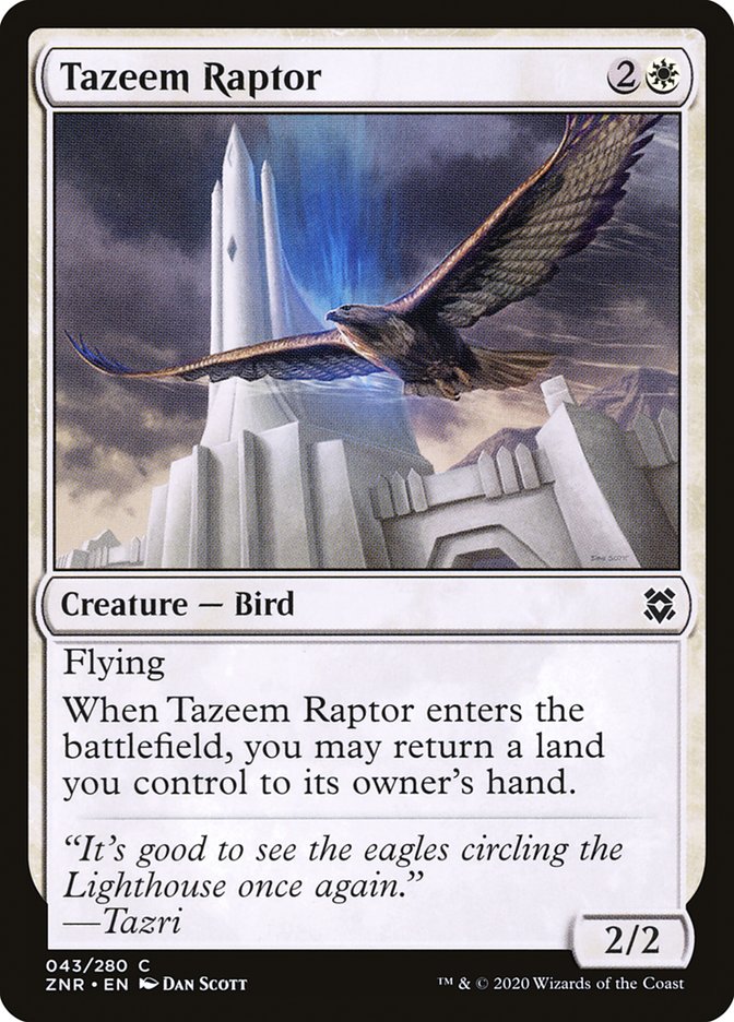 Tazeem Raptor: Zendikar Rising
