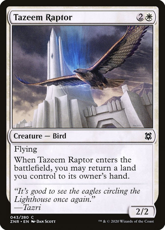 Tazeem Raptor: Zendikar Rising