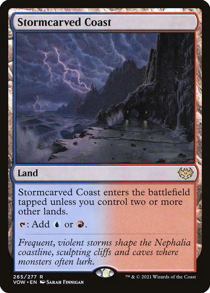 Stormcarved Coast - (Foil): Innistrad: Crimson Vow