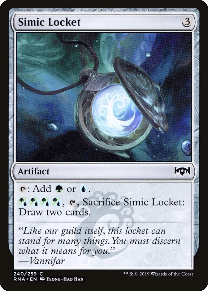 Simic Locket: Ravnica Allegiance