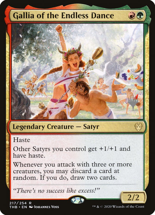 Gallia of the Endless Dance (Promo Pack) (Theros Beyond Death) - (Foil): Theros Beyond Death Promos