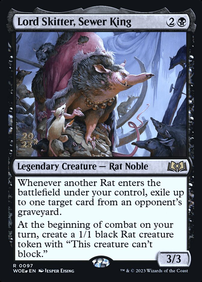 Lord Skitter, Sewer King - (Foil): Wilds of Eldraine Promos