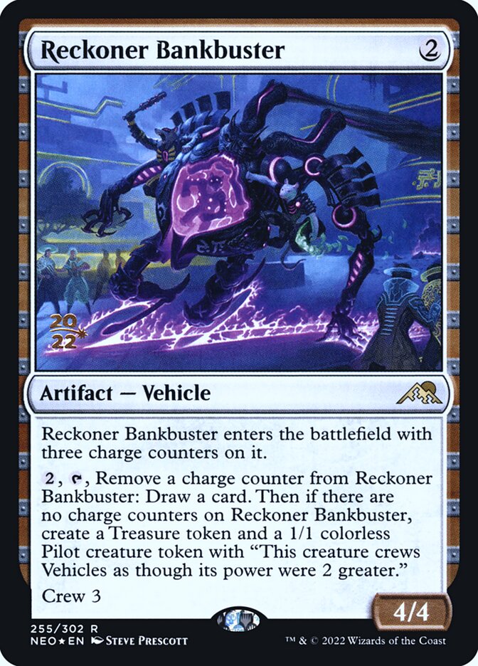 Reckoner Bankbuster - (Foil): Kamigawa: Neon Dynasty Promos